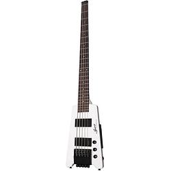 Foto van Steinberger spirit xt-25 standard bass white headless 5-snarige elektrische basgitaar met gigbag