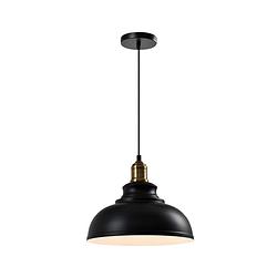 Foto van Quvio hanglamp rond zwart - quv5126l-black