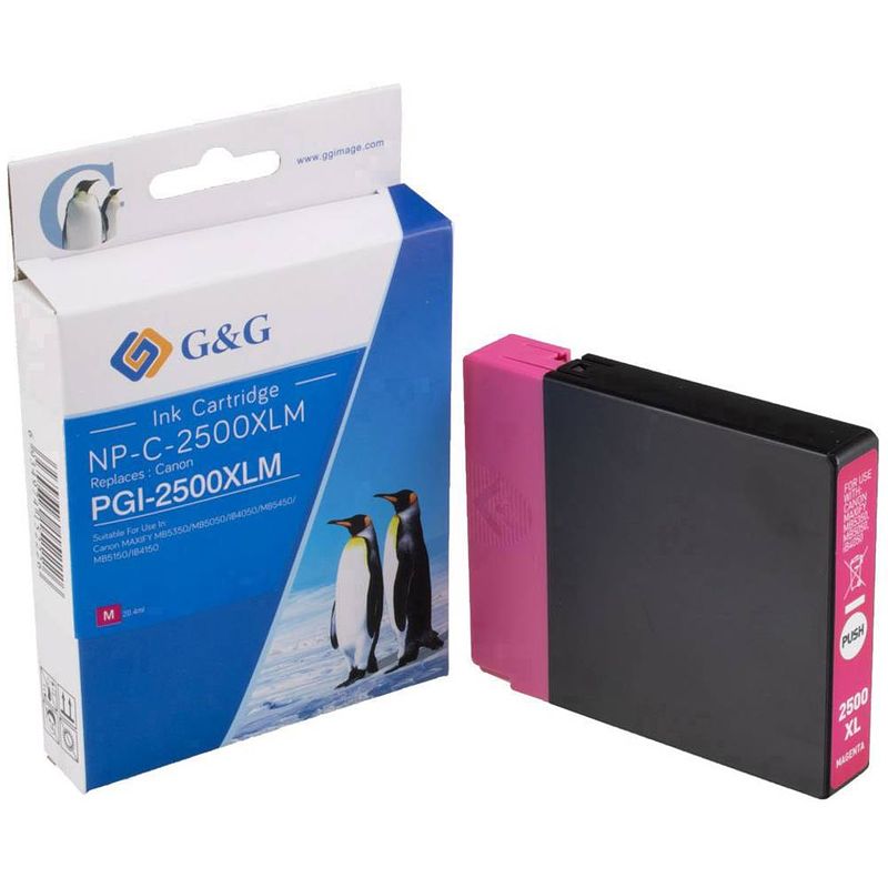 Foto van Huismerk canon pgi-2500xl magenta cartridge