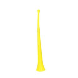 Foto van Gele vuvuzela grote blaastoeter 48 cm - speelgoedinstrumenten
