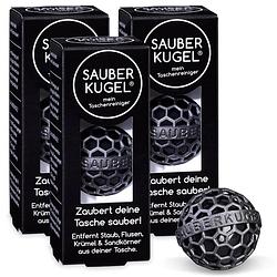 Foto van Sauberkugel - tassenreiniger - schoonmaakbal - zwart - herbruikbaar -
