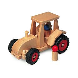 Foto van Fagus houten tractor met kap, bestuurbaar 29 c