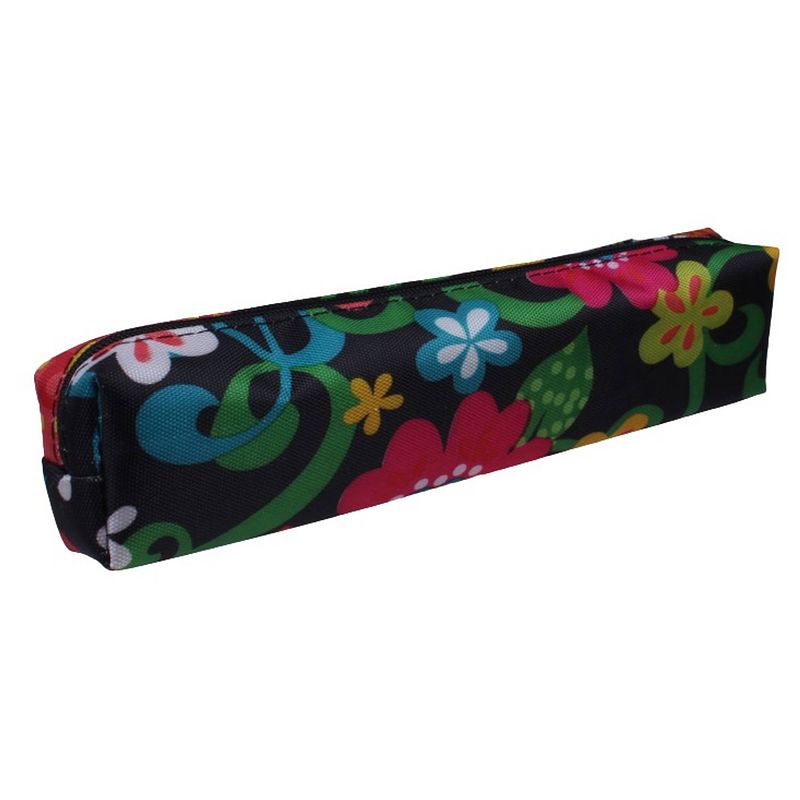 Foto van Tesoro etui bloemen junior 19 x 4 x 3 cm polyester