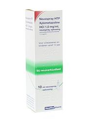 Foto van Healthypharm xylometazoline neusspray 1.0mg/ml
