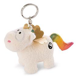 Foto van Nici sleutelhanger unicorn yang 9 x 10 cm polyester wit/goud