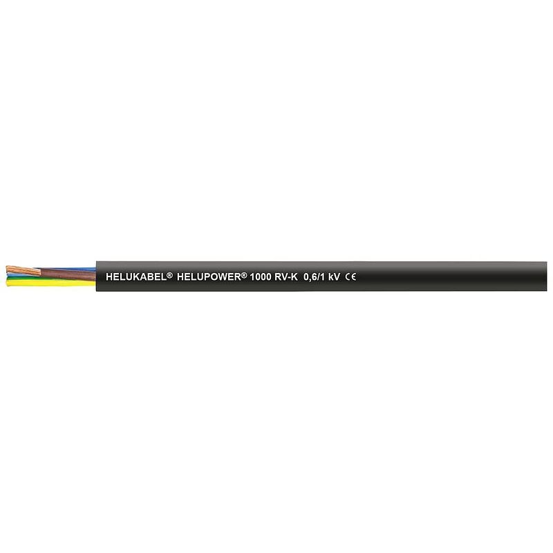 Foto van Helukabel helupower® 1000 rv-k stuurstroomkabel 3 g 1.50 mm² zwart 11003800-500 500 m