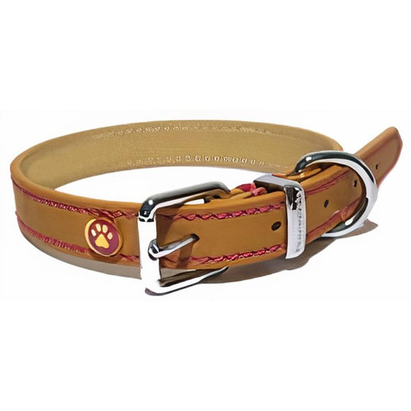 Foto van Rosewood halsband luxe 1,9 x 36-46 cm leer bruin