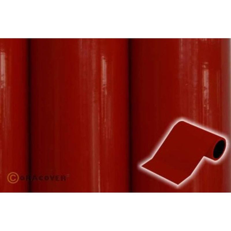 Foto van Oracover oratrim 27-223-025 decoratiestrepen (l x b) 25 m x 12 cm schaal-ferrarirood