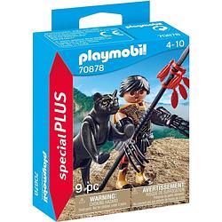 Foto van Playmobil special plus krijger met panter - 70878