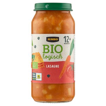 Foto van Jumbo biologisch lasagne 12+ maanden 250g