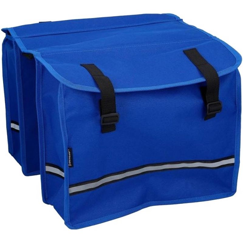 Foto van Dunlop dubbele fietstas blauw 26 liter