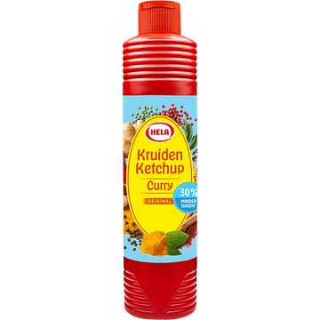 Foto van Hela kruiden ketchup curry original 800ml bij jumbo