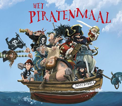 Foto van Het piratenmaal - jonny duddle - hardcover (9789026167591)