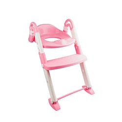 Foto van Babyloo bambino boost 3-in-1 training seat - roze/wit