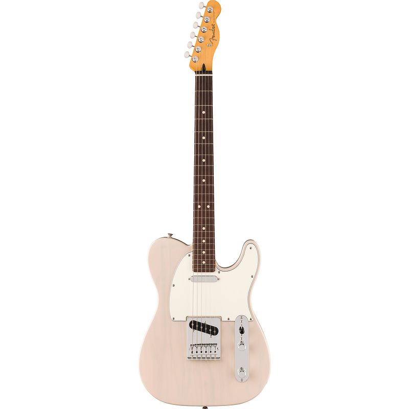 Foto van Fender player ii telecaster chambered ash rw white blonde elektrische gitaar