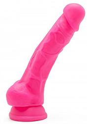 Foto van Eros toyjoy dildo happy dicks balls 7,5 inch roze