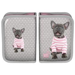 Foto van Studio pets gevuld etui pup - 19.5 x 13.5 cm - 22 st. - polyester