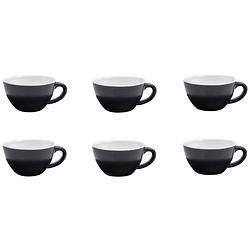Foto van Barista innovations nero - koffiekopje regular - set van 6 - 150ml - mat zwart