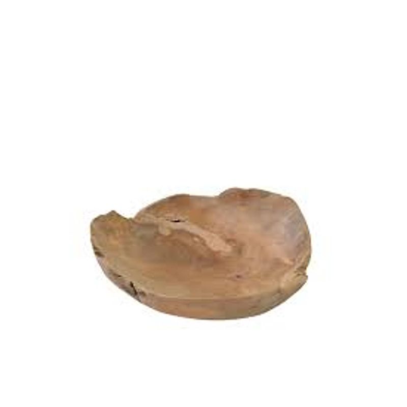 Foto van Max&luuk - tess salad bowl dia. 25x6 cm teak