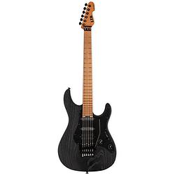 Foto van Esp ltd deluxe sn-1000fr black blast elektrische gitaar