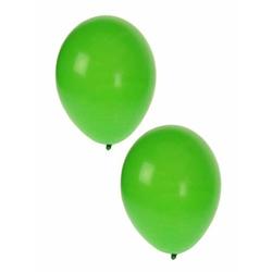 Foto van 300x groene feest ballonnen - ballonnen