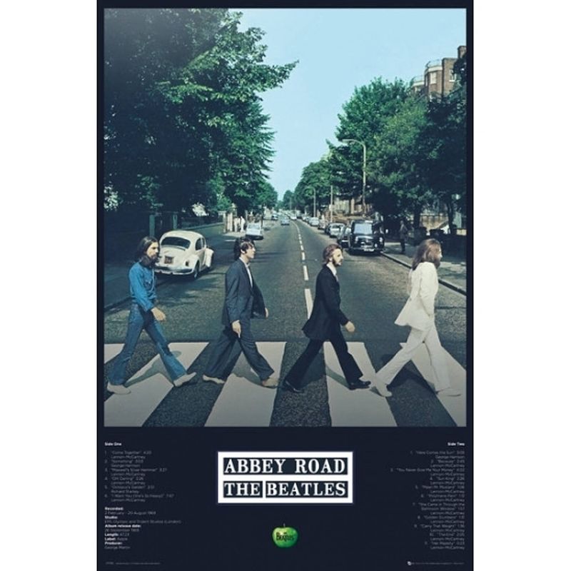 Foto van Poster the beatles abbey road 61 x 91,5 cm - posters