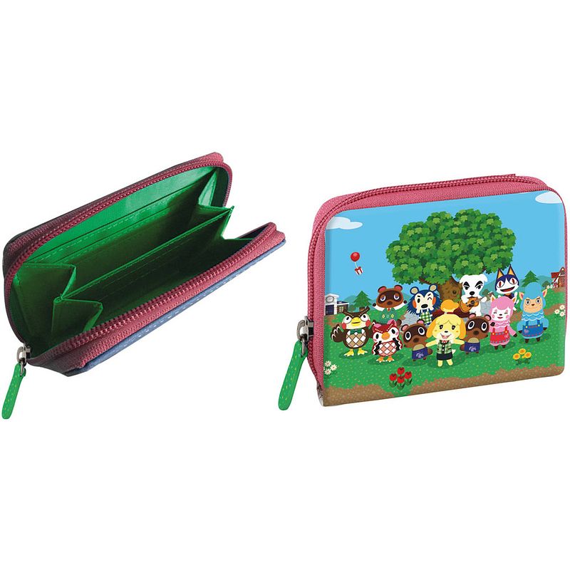 Foto van Animal crossing portemonnee buddies - 12 x 9 x 2 cm - polyester