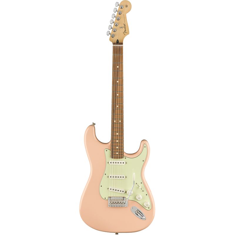 Foto van Fender player stratocaster shell pink pf limited edition elektrische gitaar