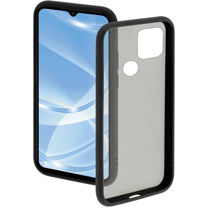 Foto van Hama invisible backcover xiaomi redmi 9c zwart (transparant)