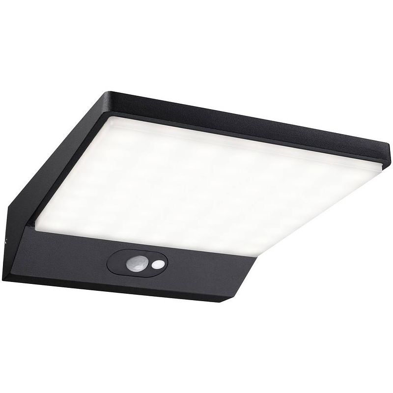 Foto van Paulmann paulmann 94332 buitenlamp (wand) led led vast ingebouwd donkergrijs