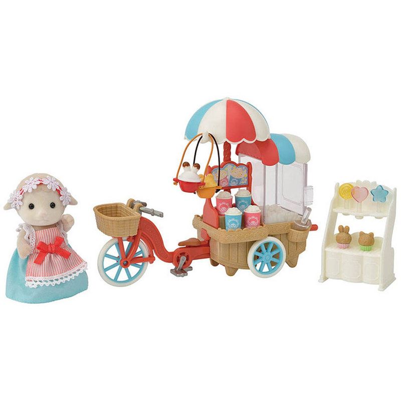 Foto van Sylvanian families popcorn bezorg driewieler - 5653