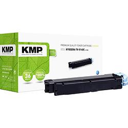 Foto van Kmp toner vervangt kyocera tk-5140c compatibel cyaan 5000 bladzijden k-t75c