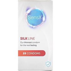 Foto van Sensx silk line condooms, 20 stuks bij jumbo