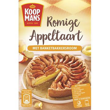 Foto van Koopmans romige appeltaart mix 390g bij jumbo