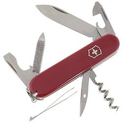 Foto van Victorinox sportsman 0.3803 zwitsers zakmes aantal functies 17 rood