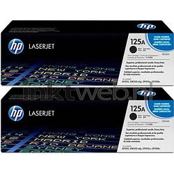 Foto van Hp 125a 2-pack zwart toner