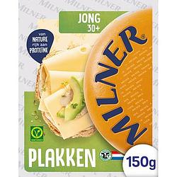 Foto van Milner jong 30+ kaas 6 plakken 150g bij jumbo