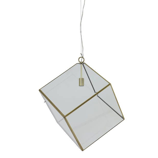 Foto van Light & living - hanglamp xavi - 40x40x40 - helder