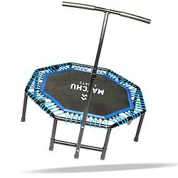 Foto van Matchu sports fitness trampoline pro - zwart/blauw - ø ø 110cm