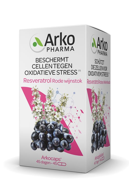 Foto van Arkocaps resveratrol rode wijnstok polygonum