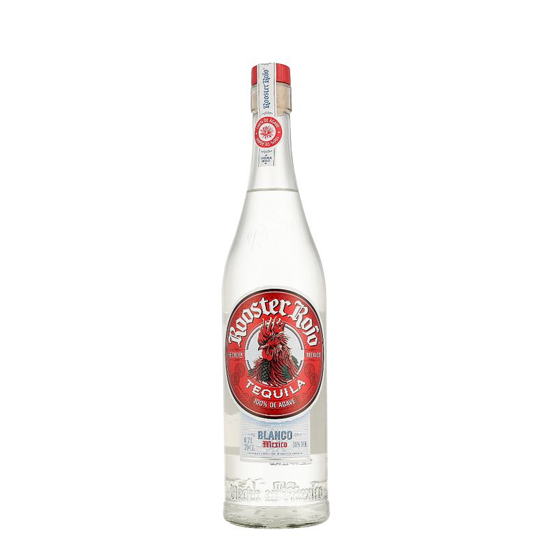 Foto van Rooster rojo blanco 70cl gedistilleerd