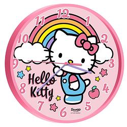 Foto van Hello kitty wandklok meisjes 25 cm roze
