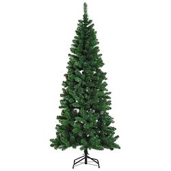 Foto van Christmasgoodz - kunstkerstboom - smalle kunstkerstboom - smalle kerstboom - volle boom 210 cm