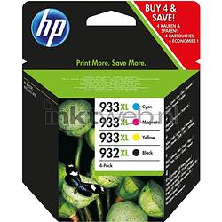 Foto van Hp 932xl / 933xl multipack zwart en kleur cartridge