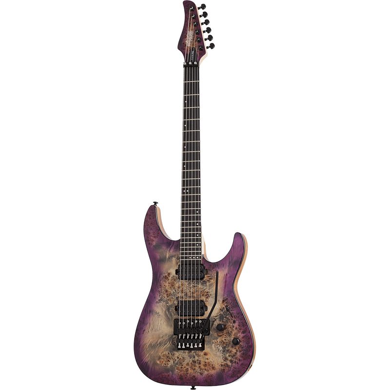 Foto van Schecter c-6 fr pro aurora burst elektrische gitaar