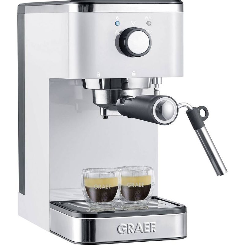 Foto van Graef salita espressomachine met filterhouder wit 1400 w