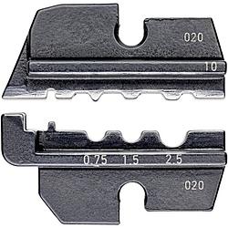 Foto van Knipex 97 49 10 krimpinzet ongeïsoleerde knelkabelschoenen, ongeïsoleerde knelverbinders, ongeïsoleerde doorverbinders 0.75 tot 2.5 mm² geschikt voor merk