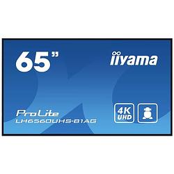 Foto van Iiyama prolite lh6560uhs-b1ag digital signage display energielabel: f (a - g) 164 cm 64.5 inch 3840 x 2160 pixel 24/7