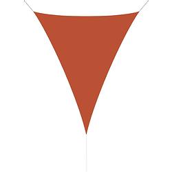 Foto van Hanse® schaduwdoek driehoek gelijkbenig waterdoorlatend 2,5x2,5x3,5 m terra