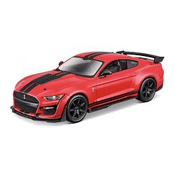 Foto van Modelauto ford shelby mustang gt500 2020 rood schaal 1:32/15 x 6 x 4 cm - speelgoed auto'ss